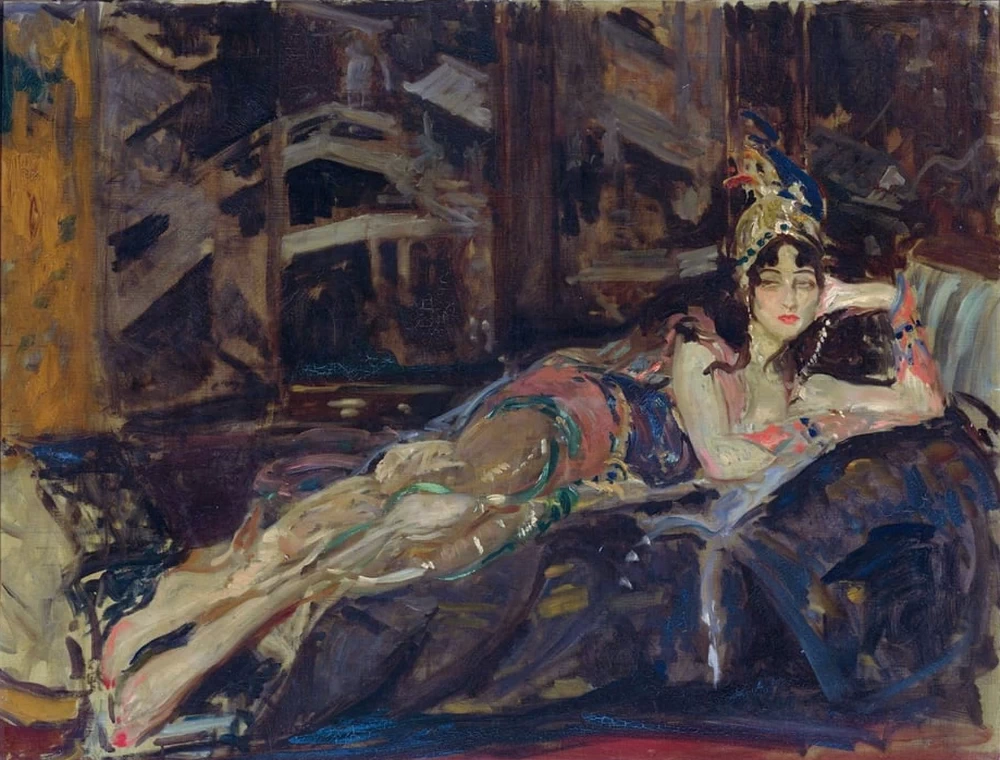 Ida Rubinstein nel ruolo di Zobeide nel balletto Sheherazade di Nicholas Rimsky Korsakov